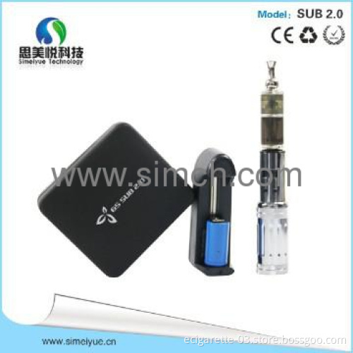 2013 newest design e-cigarette GS SUB2.0 telescope variable voltage